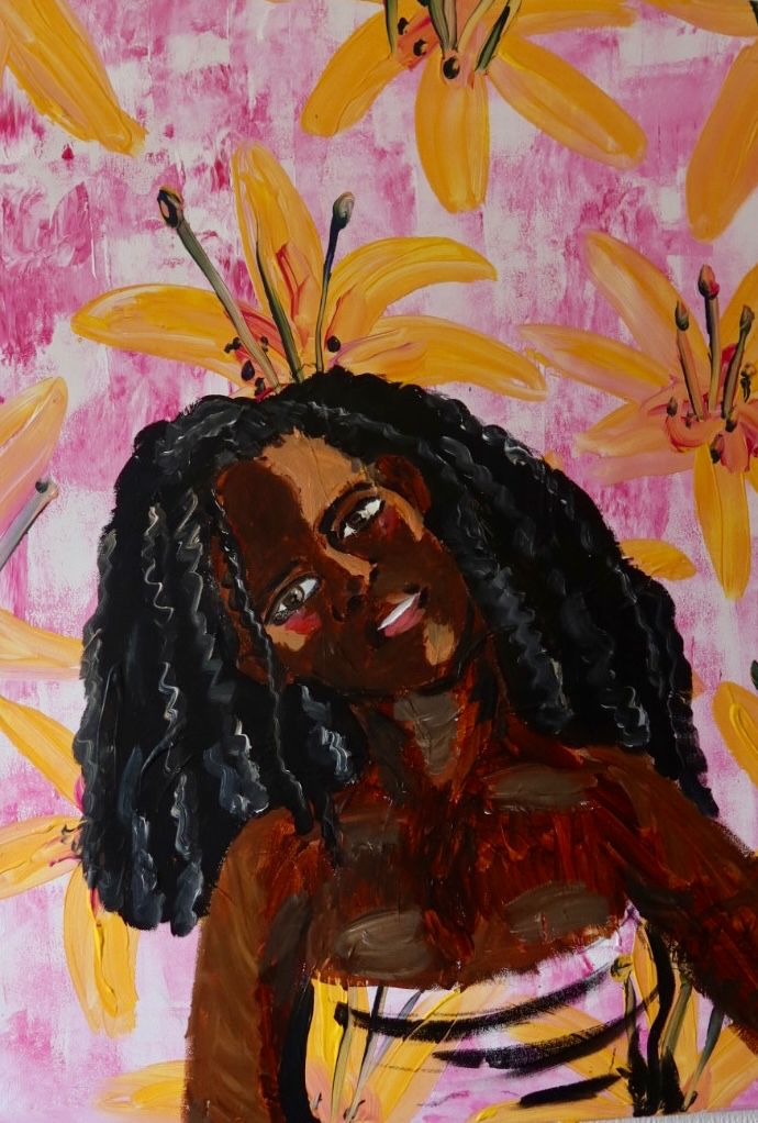 Desert flower, Oh Maria!. Fine-art giclée print by Michelle Amo