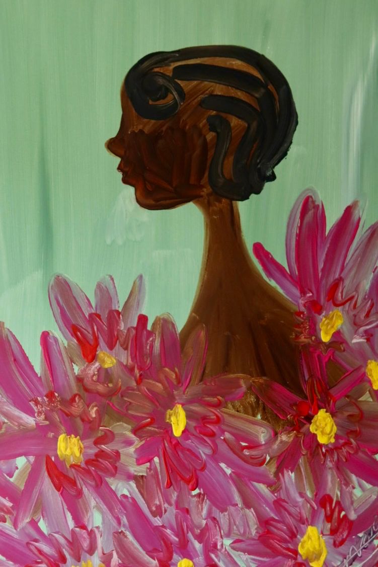 Lilies in the field. Fine-art giclée print by Michelle Amo