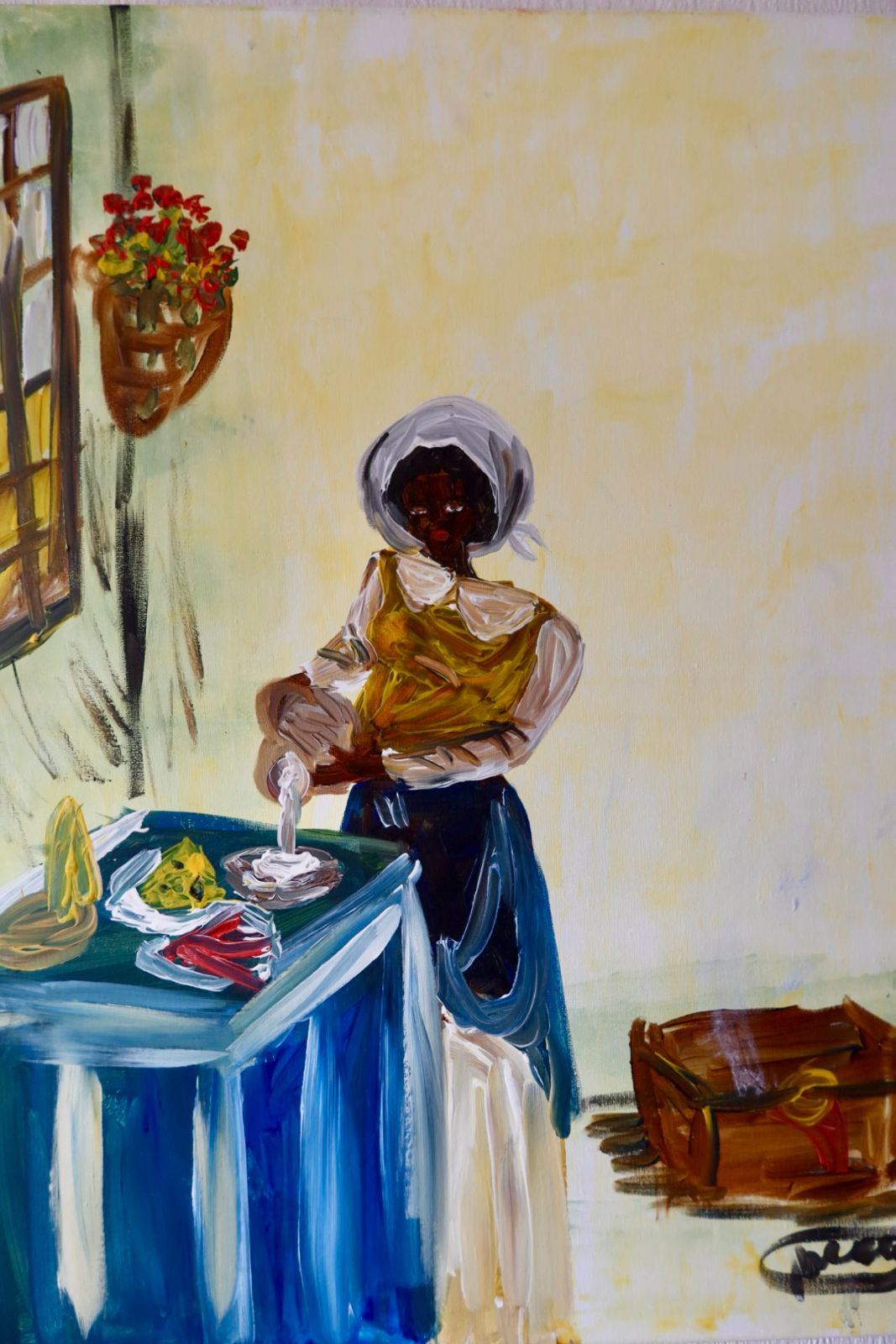 Let me tell ya (inspired by Rembrandt). Fine-art giclée print by Michelle Amo